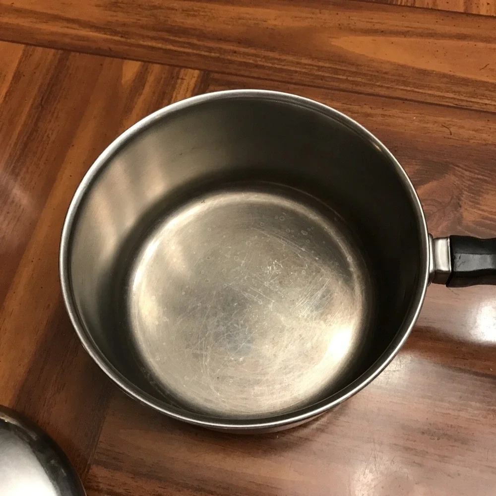 Little 1‎ quart Faberware clad cookware pot sauce pan Stainless Steel